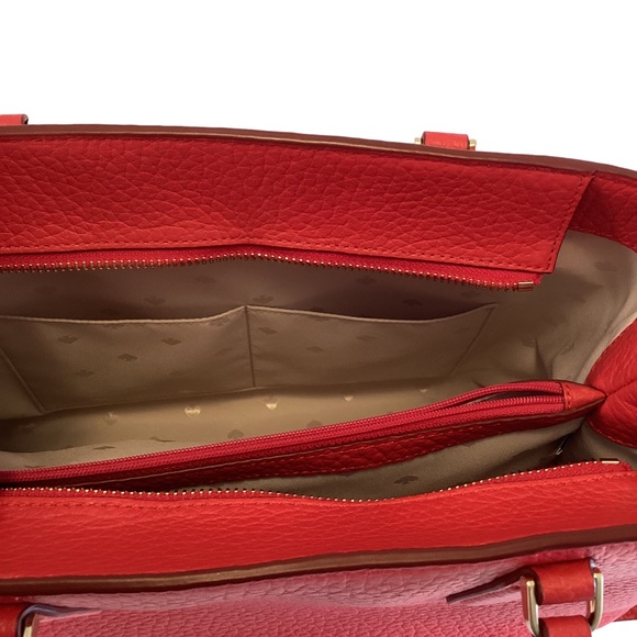 Kate Spade New York Leather Satchel "Stoplight" Large w/Shoulder Strap - Picture 10 of 12